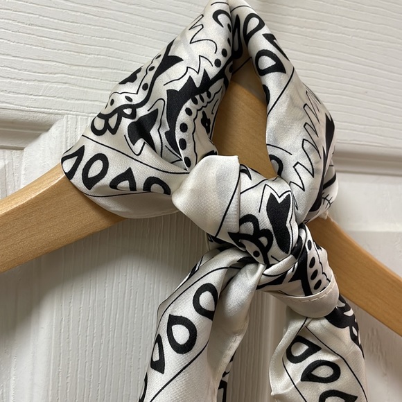 Square Satin Scarf - Picture 3 of 9